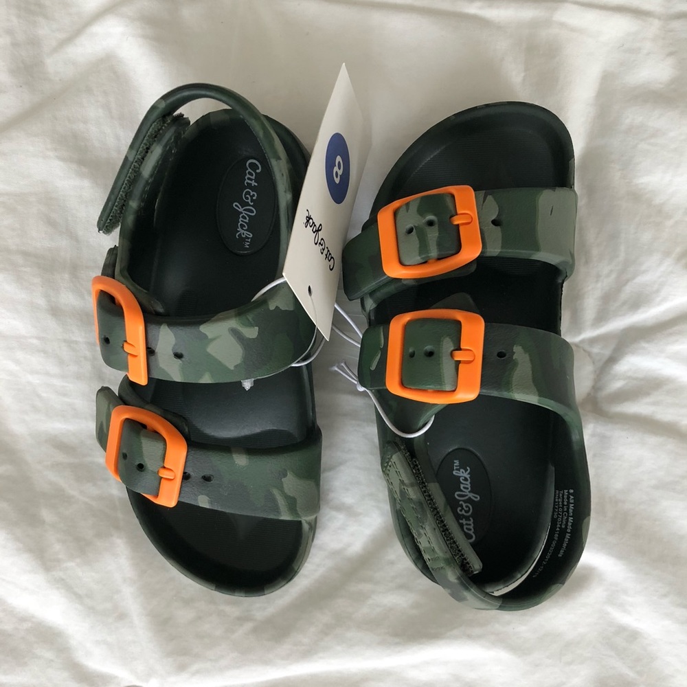 Cat & Jack camo sandals